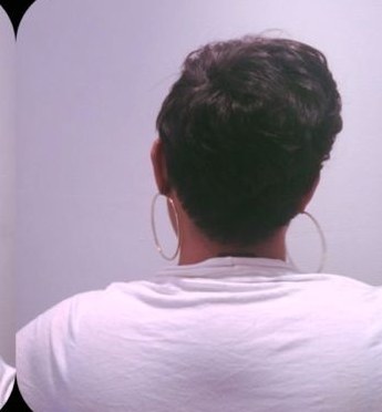 Pixie cut from the back